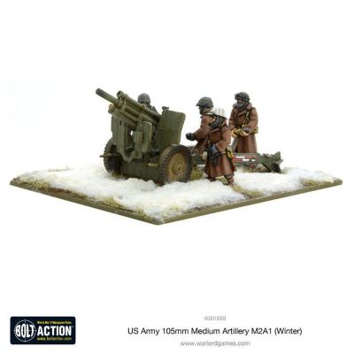 US Army 105mm Medium Artillery M2A1 Winter