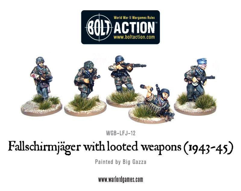 Fallschirmjager with looted Weapons