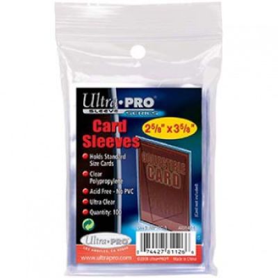 Ultra Pro - Standard Sleeves - Regular Soft Card (100 Sleeves) Penny Sleeves