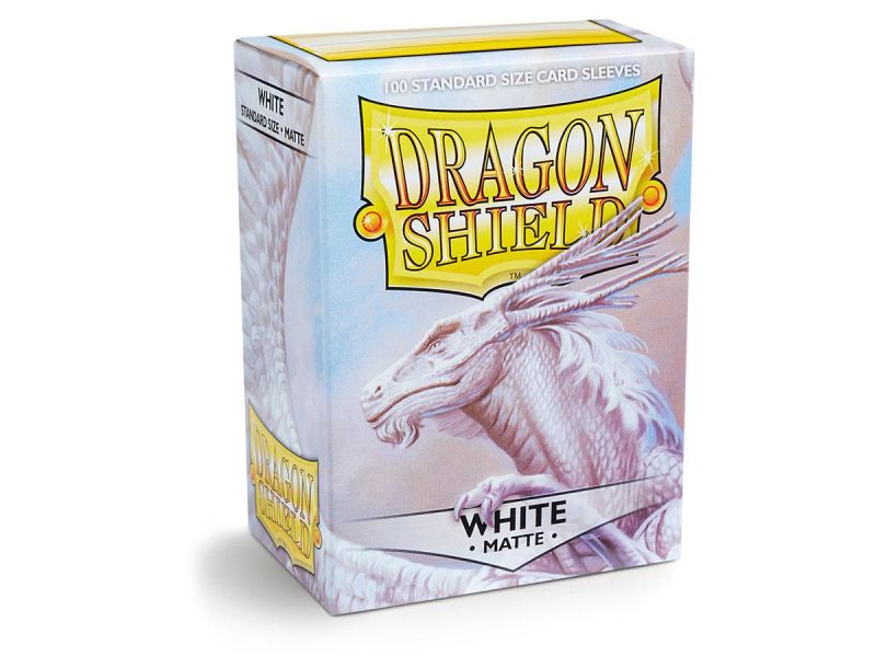 100 Dragon Shield White Sleeves White Hüllen !