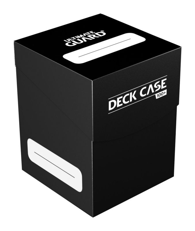 Ultimate Guard Deck Case 100+ Standardgröße Schwarz vorderansicht