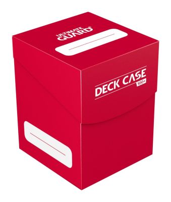 Ultimate Guard Deck Case 100+ Standardgröße Rot vorderseite