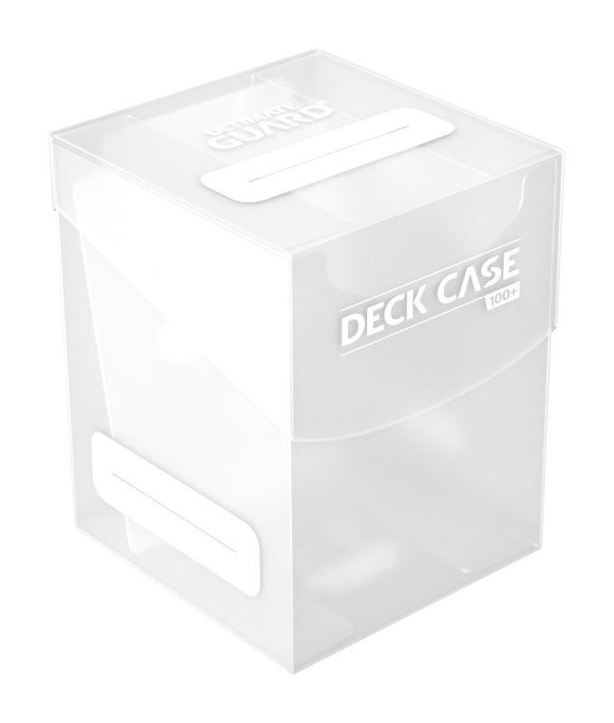 Ultimate Guard Deck Case 100+ Standardgröße Transparent vorderansicht